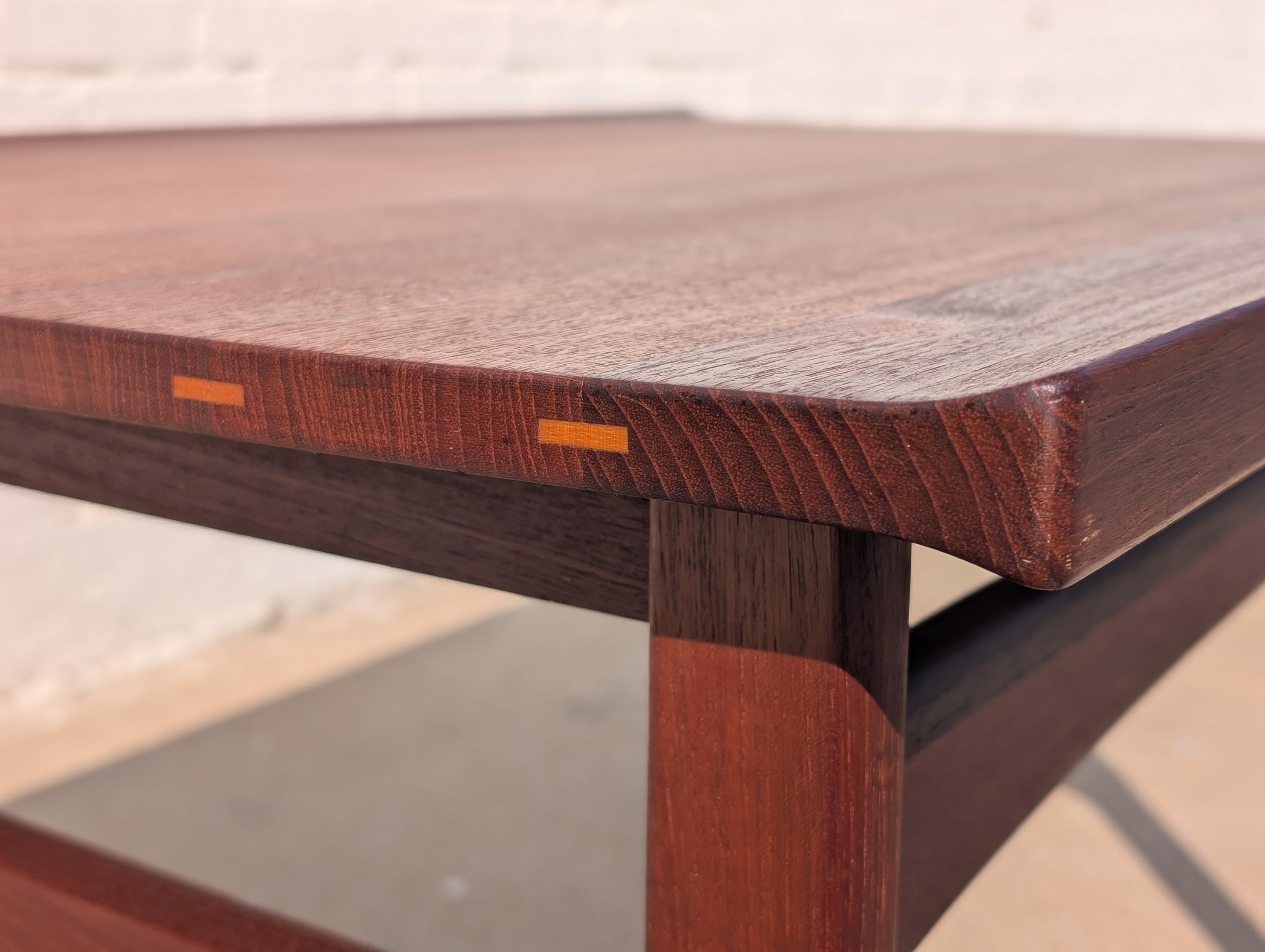 Mid Century Danish Modern Illums Bolighus Teak Side Table
