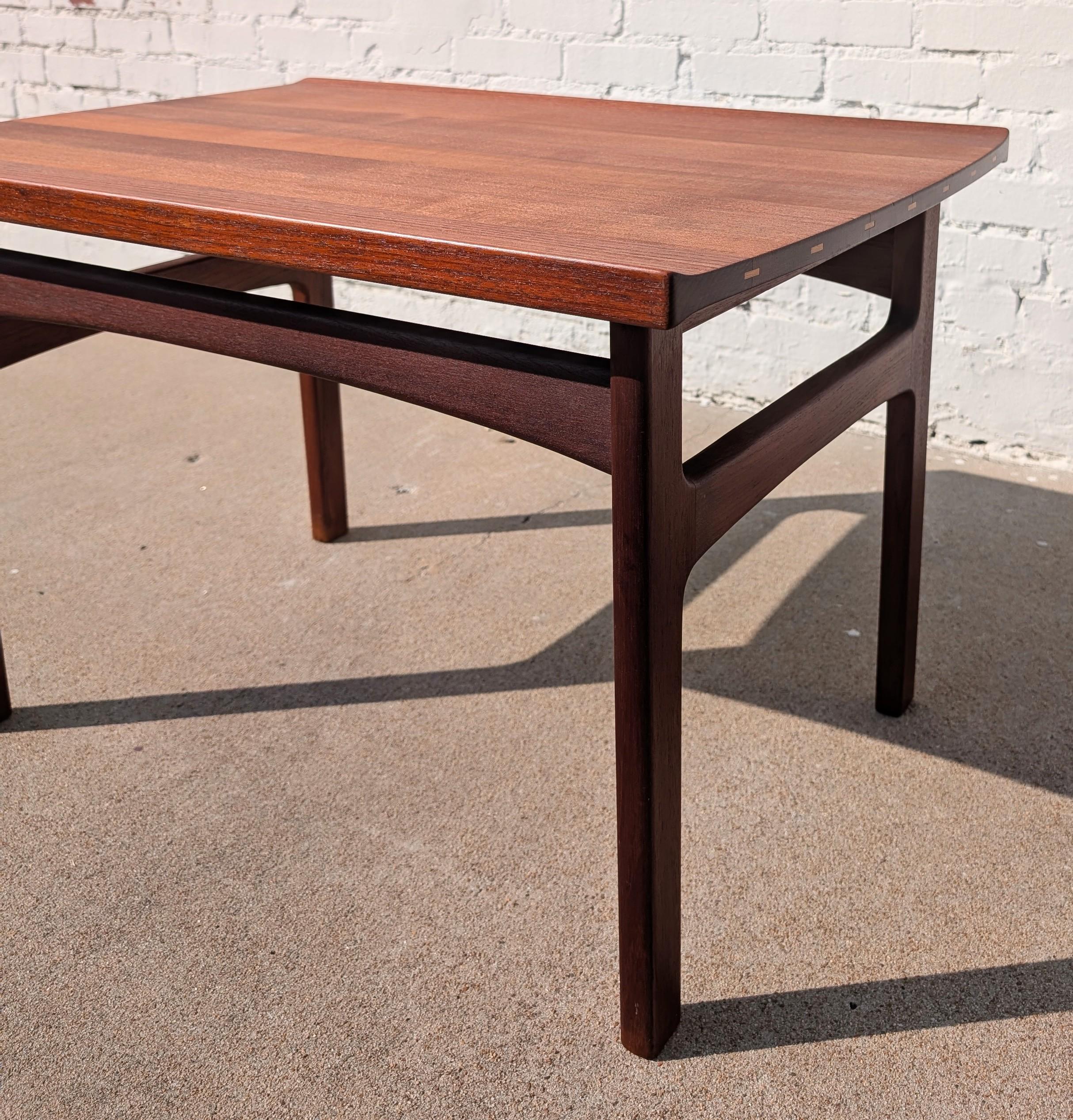 Mid Century Danish Modern Illums Bolighus Teak Side Table
