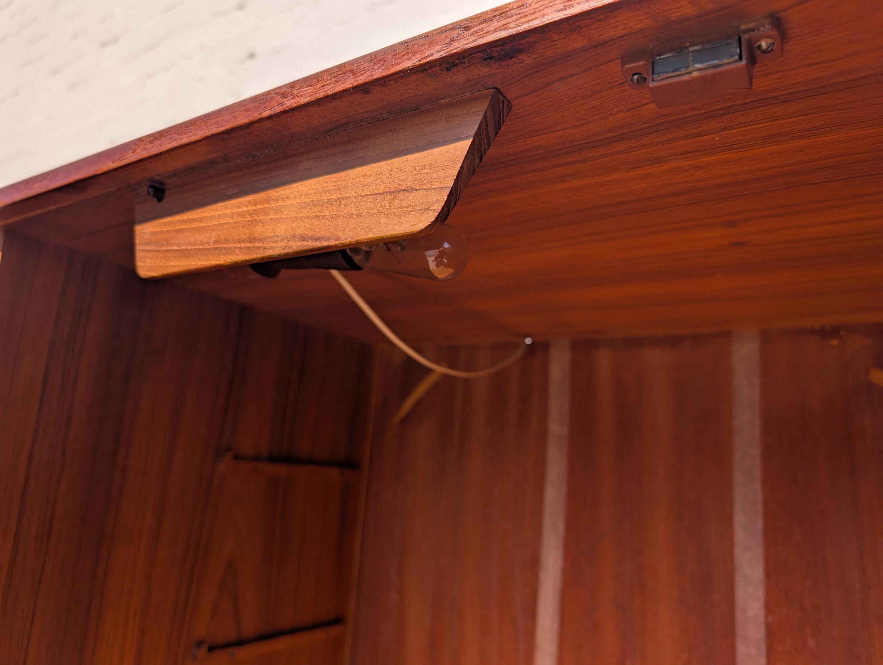Mid Century Danish Modern Teak Cabinet by Dyrland