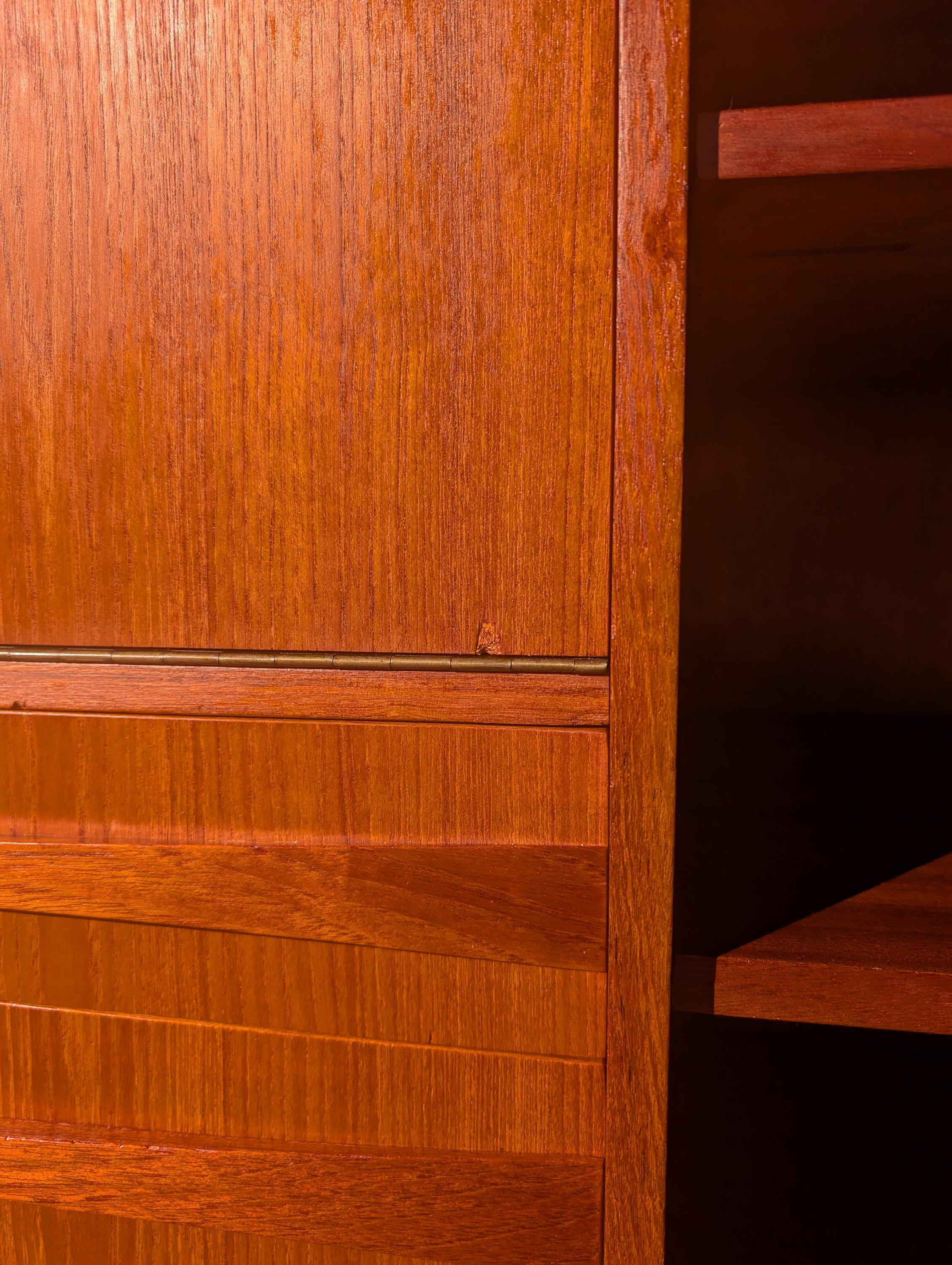 Mid Century Danish Modern Teak Cocktail Cabinet