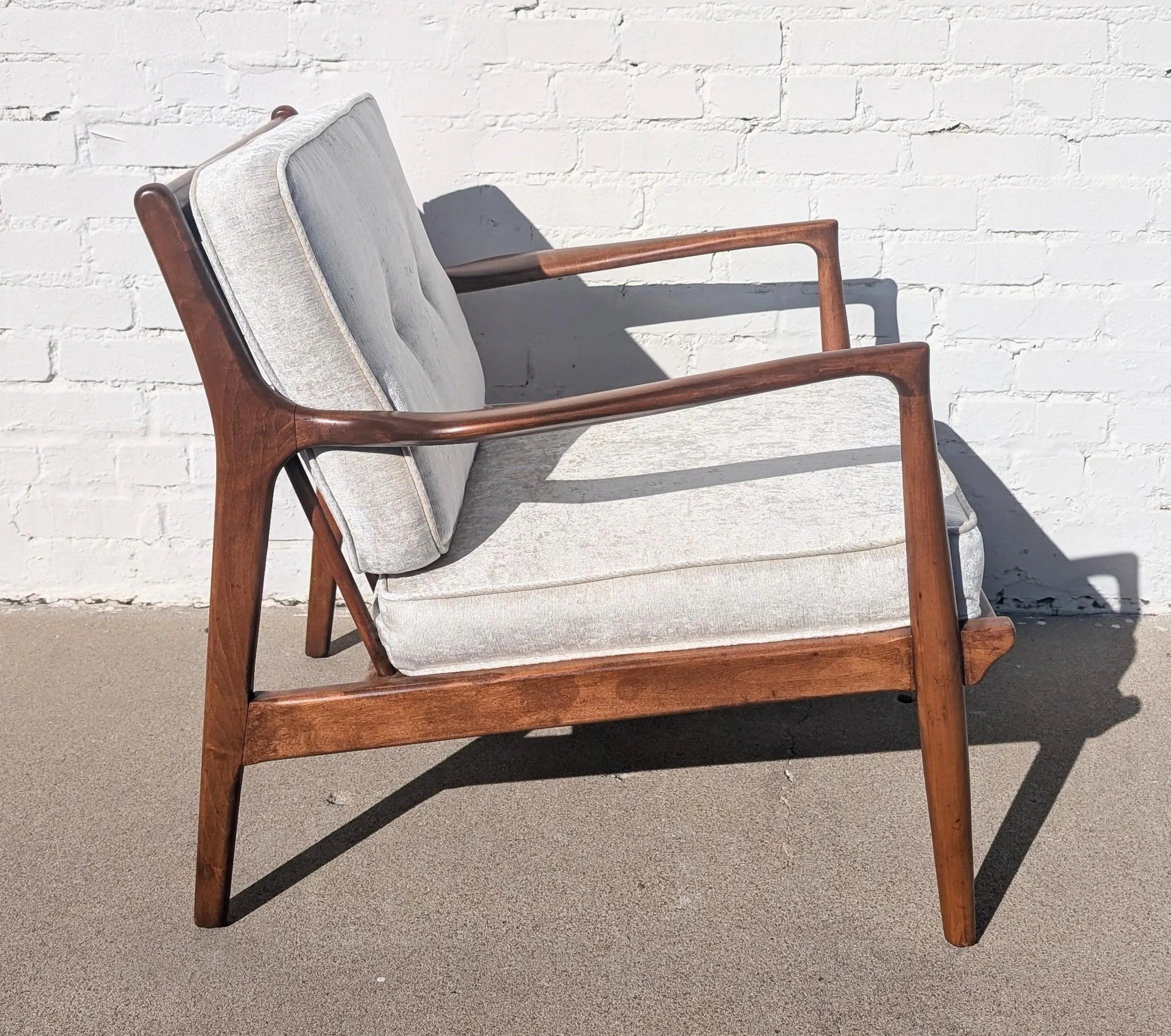 Mid Century Danish Modern Kofod Larsen Inspired Blade Chair