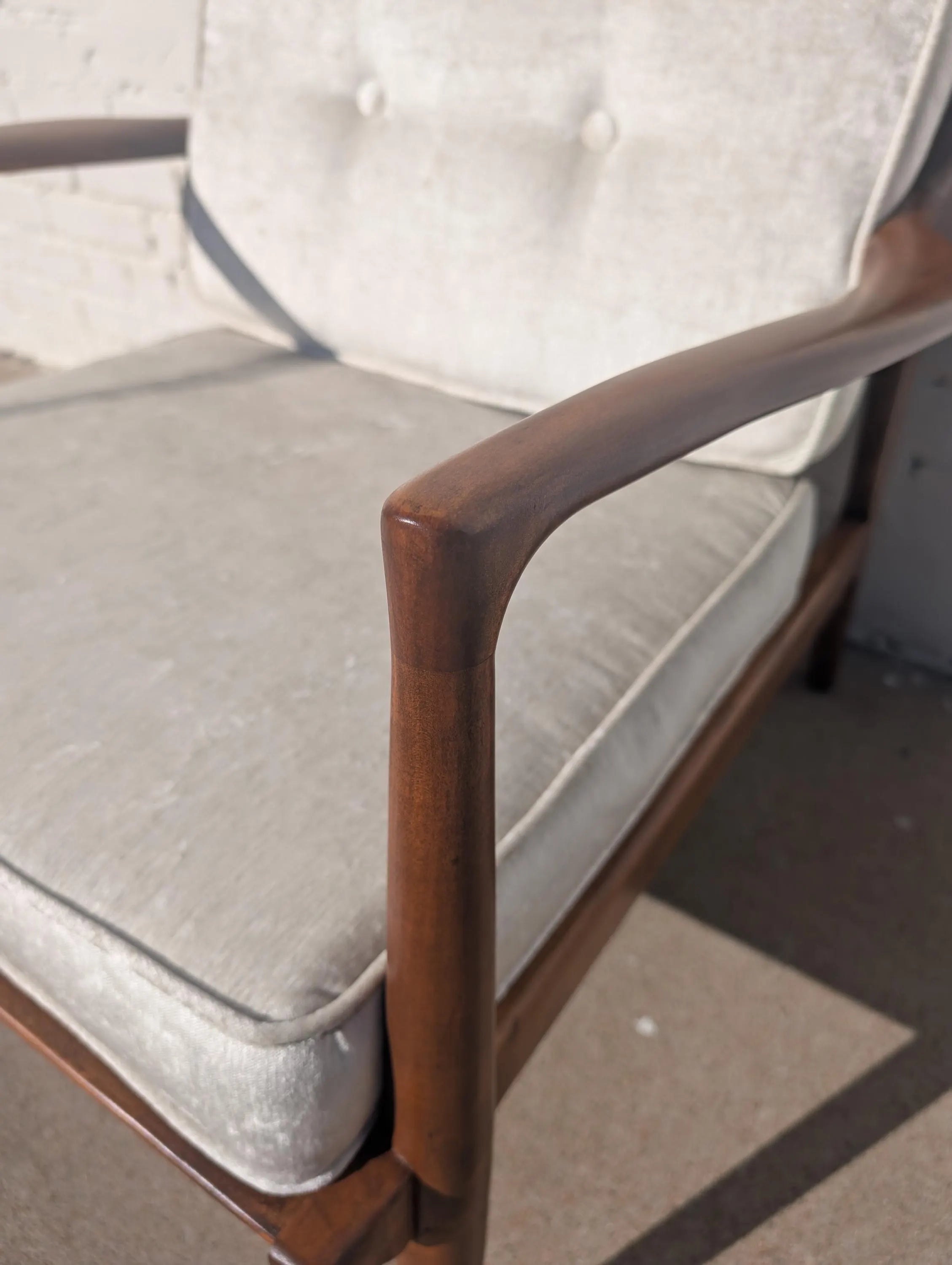 Mid Century Danish Modern Kofod Larsen Inspired Blade Chair
