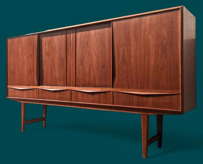 Mid Century Danish Modern Teak Cabinet