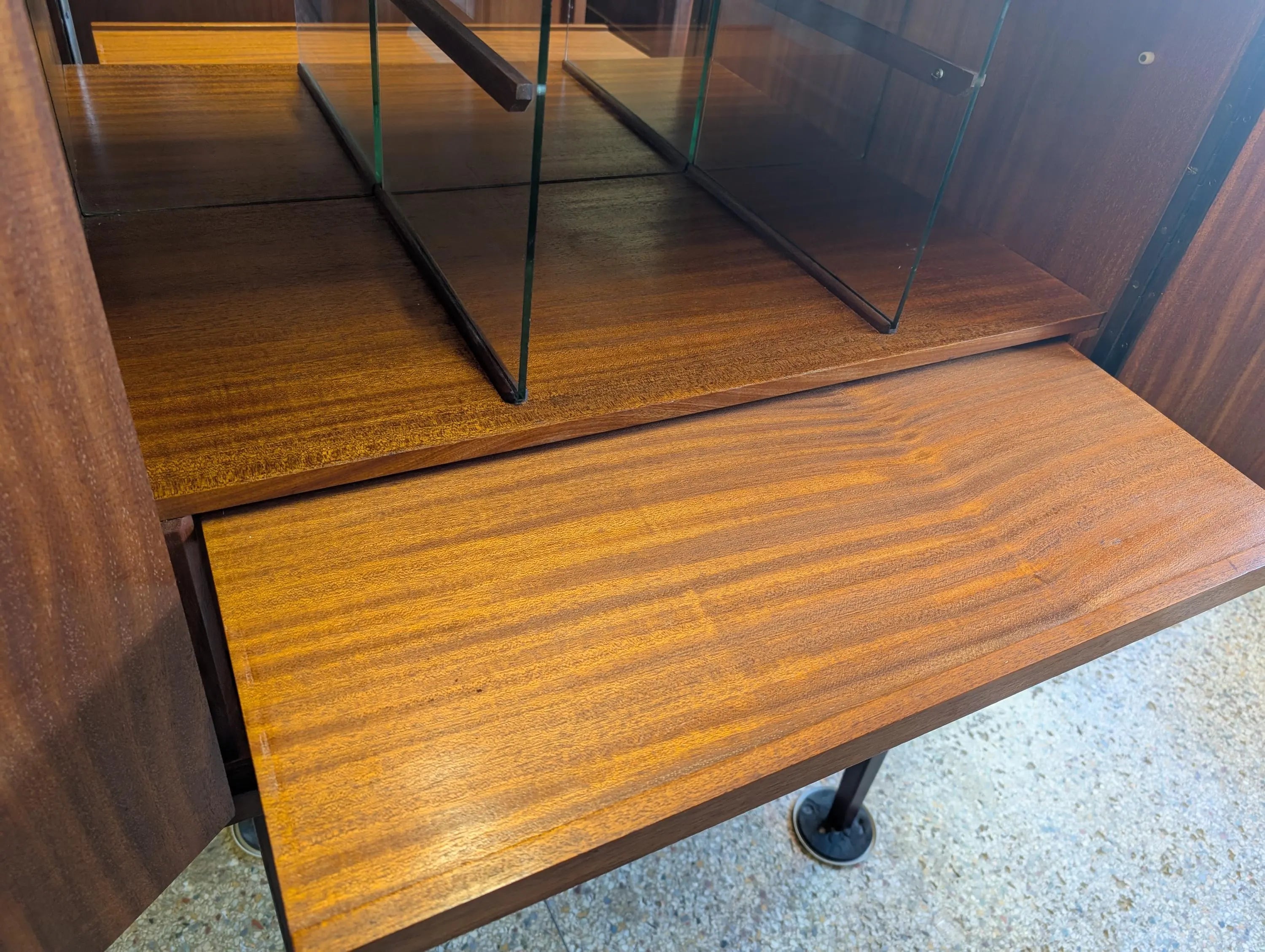 Mid Century Danish Modern Teak Dry Bar by Torbjorn Afdal