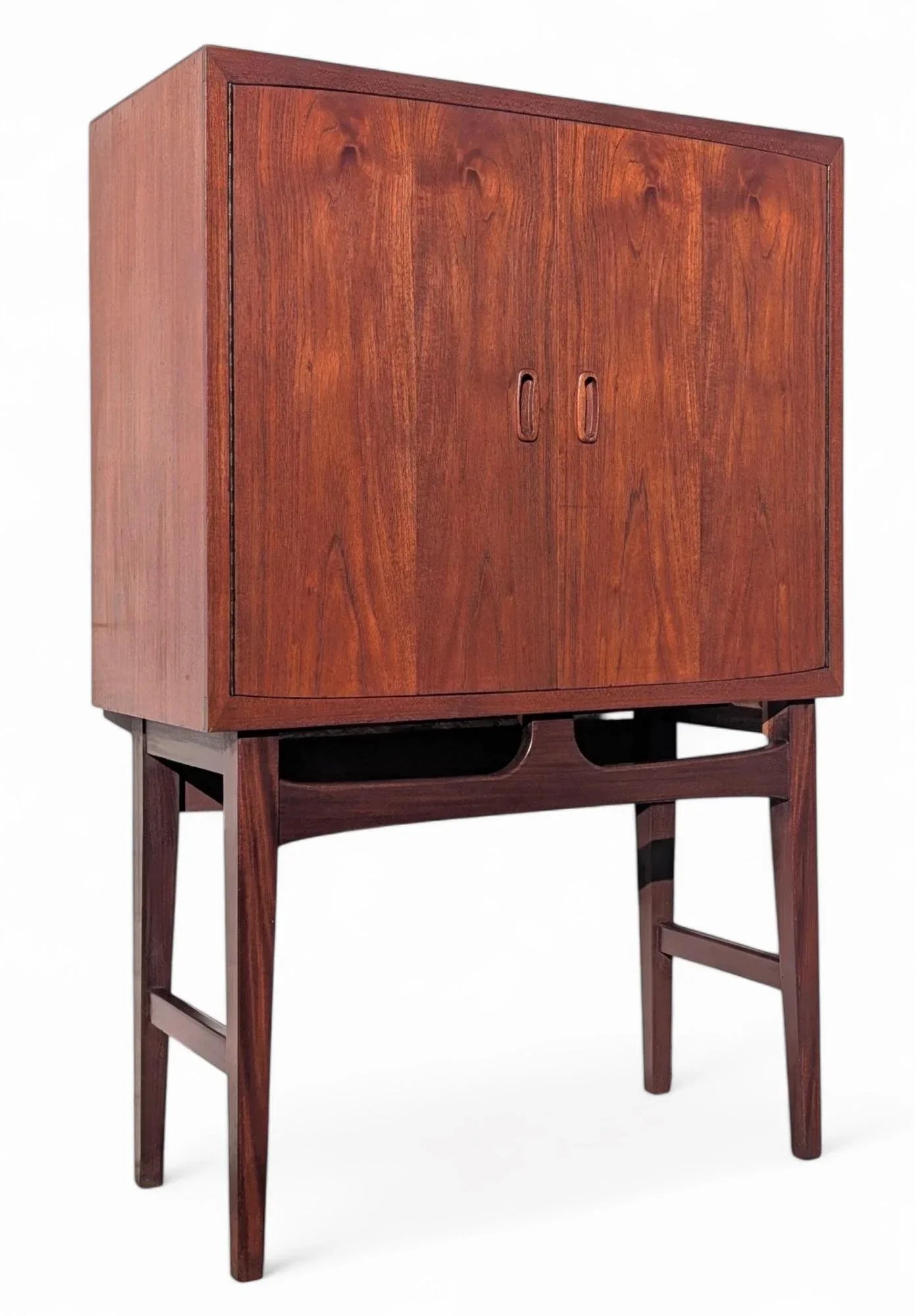 Mid Century Danish Modern Teak Dry Bar by Torbjorn Afdal