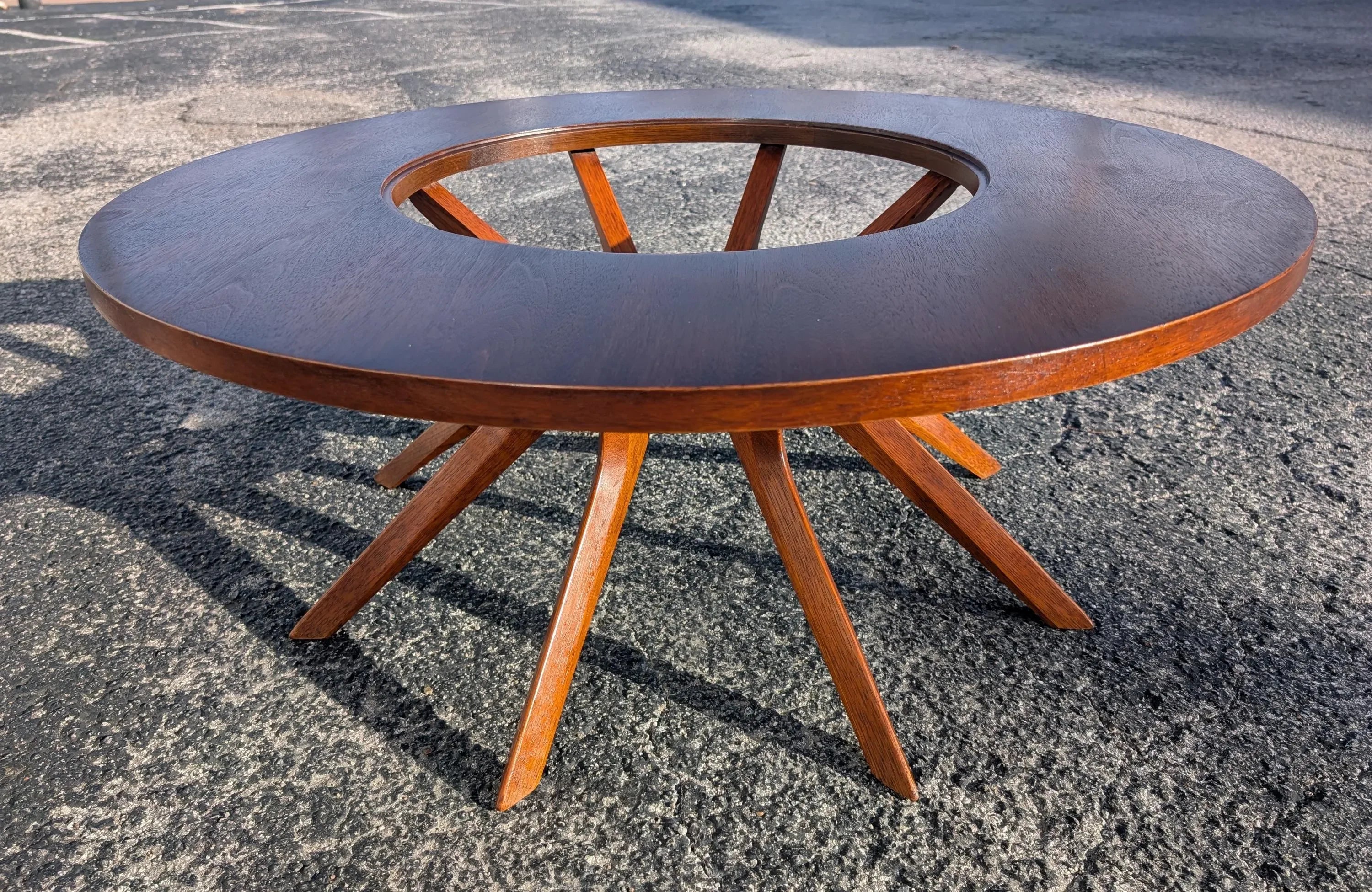 Mid Century Modern Brasilia Cathedral Coffee Table