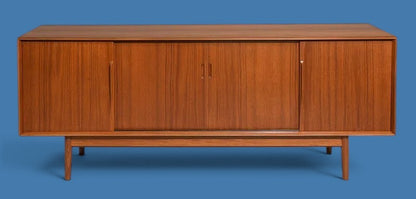 Mid Century English Modern Teak Credenza by Dalescraft