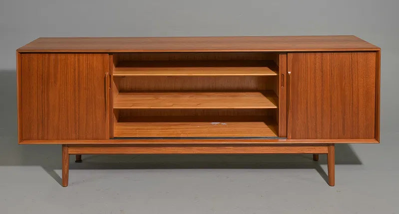 Mid Century English Modern Teak Credenza by Dalescraft