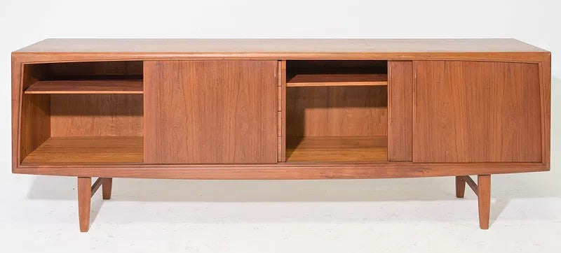 Mid Century Danish Modern Gunni Omann Teak Credenza