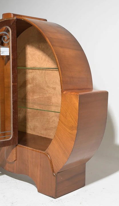 Modern Art Deco Circular Cabinet