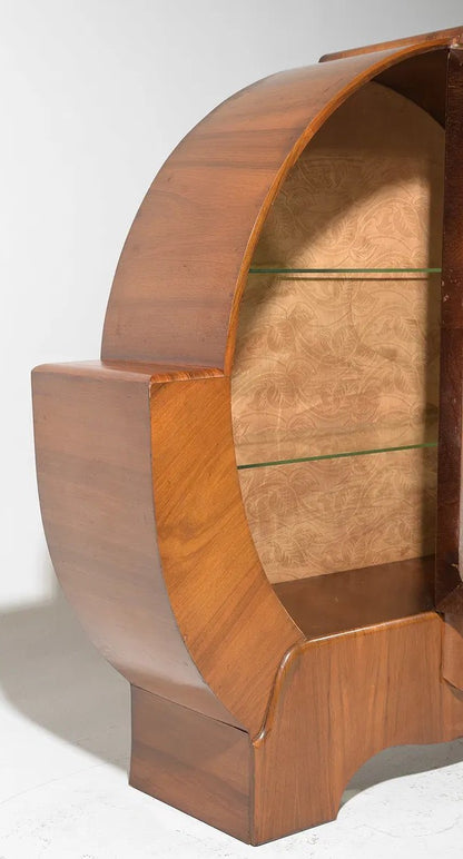 Modern Art Deco Circular Cabinet