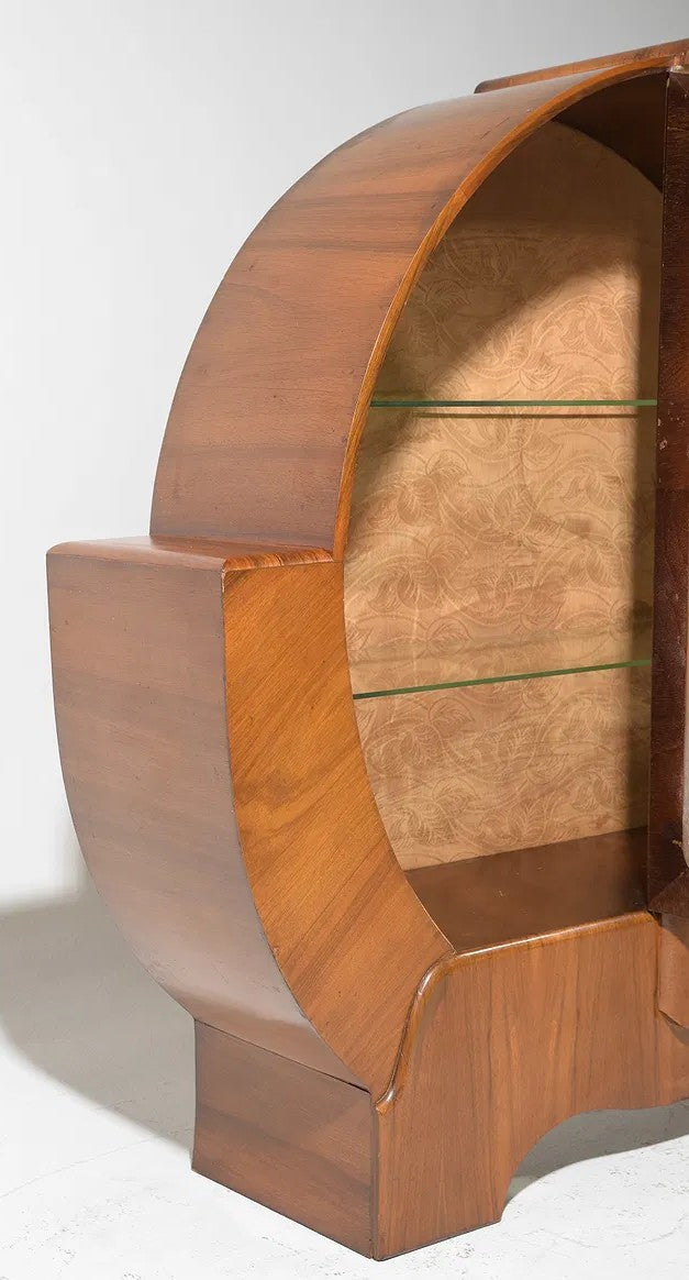 Modern Art Deco Circular Cabinet