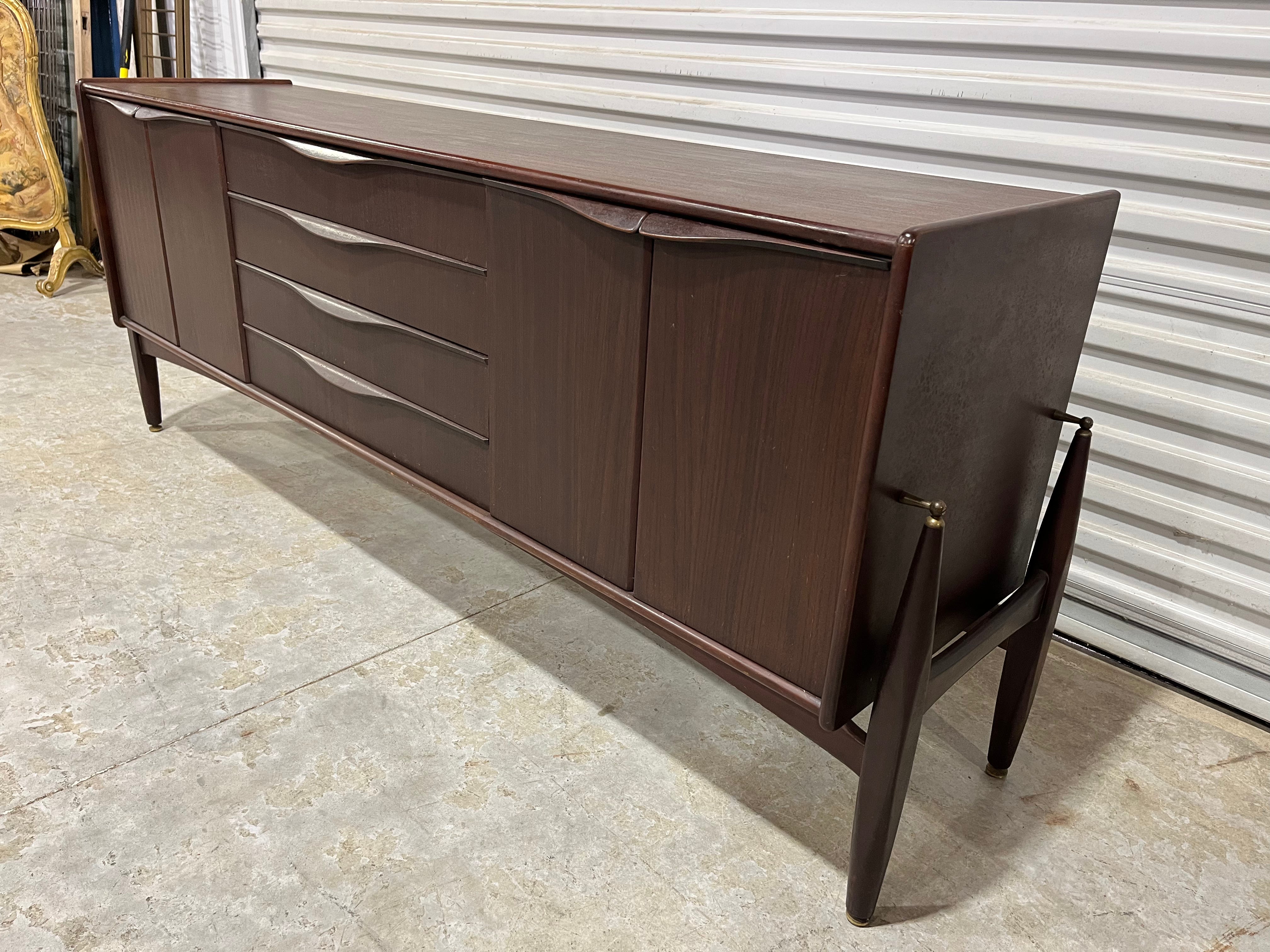 Mid Century English Modern Elliott's of Newbury Credenza