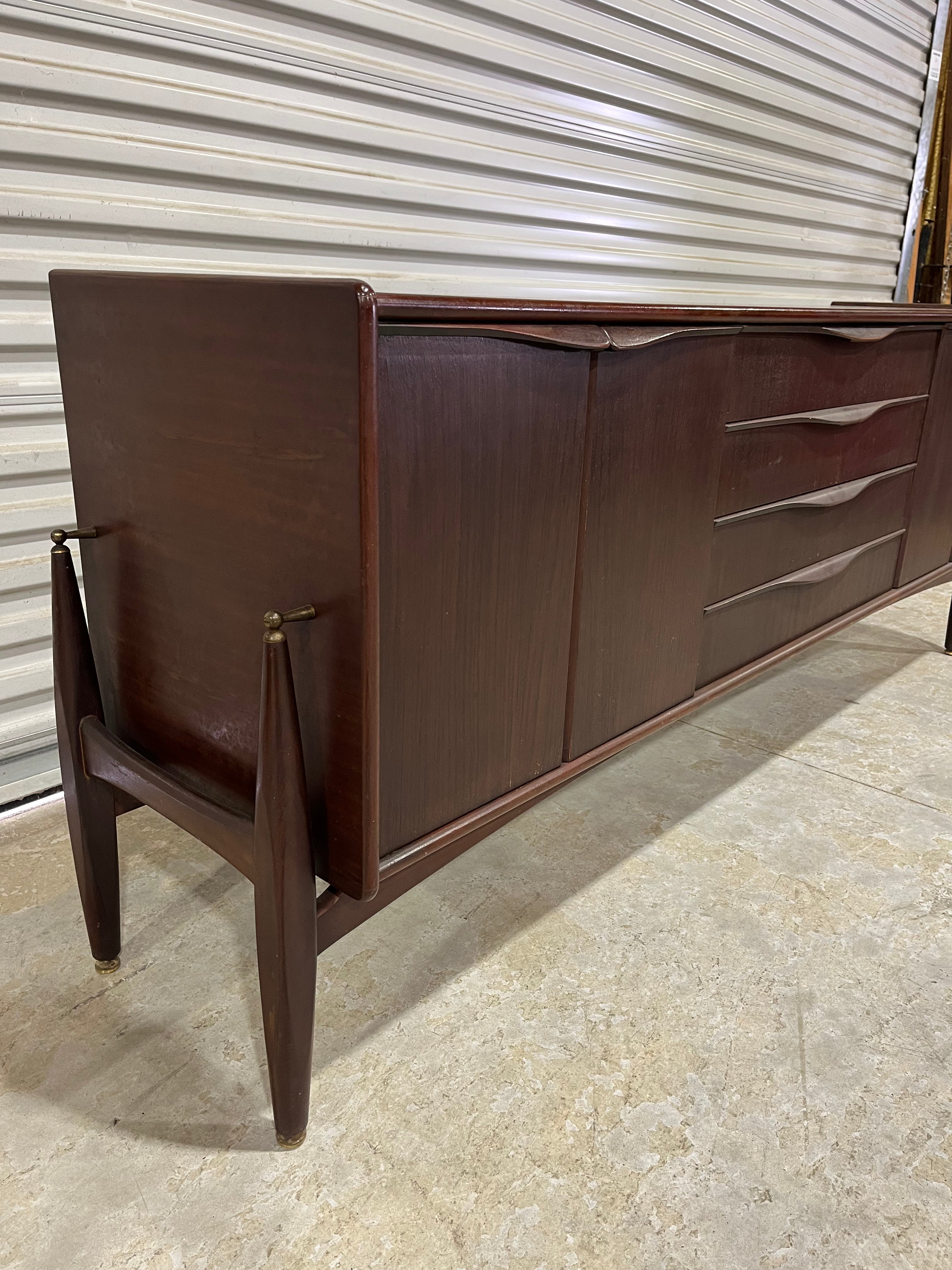 Mid Century English Modern Elliott's of Newbury Credenza