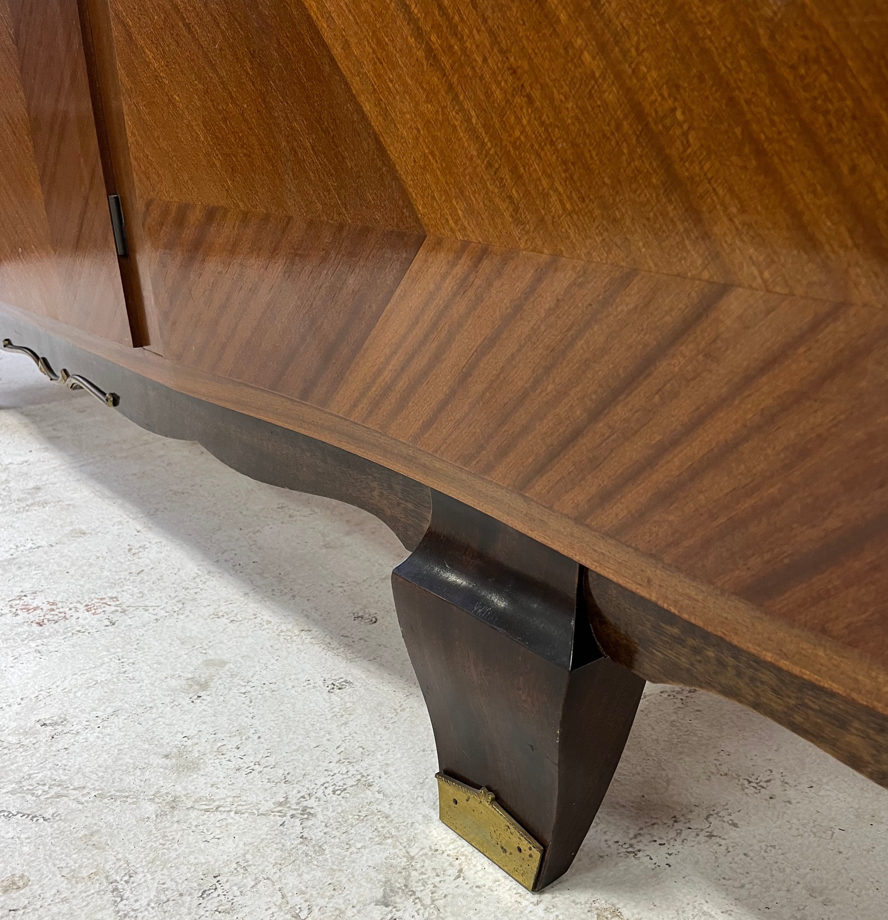 Modern Art Deco Mahogany French Sideboard