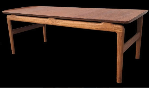 Mid Century Danish Modern Hvidt & Molgaard Teak Coffee Table