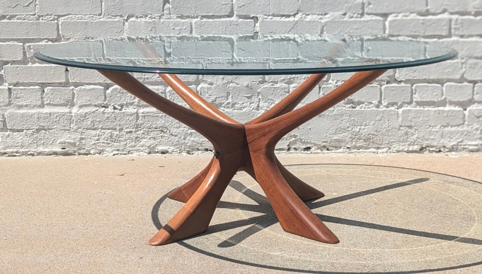 Mid Century Danish Modern Illum Wikkelso Coffee Table