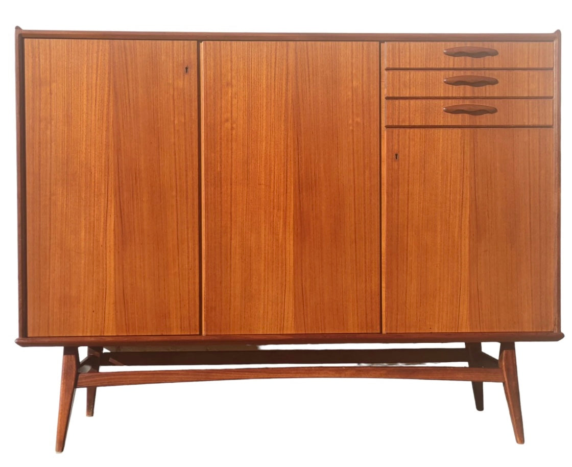 Mid Century Danish Modern Large Teak Cabinet