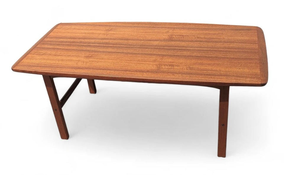 Mid-Century Danish Modern Teak Coffee Table by Alberts Tibro