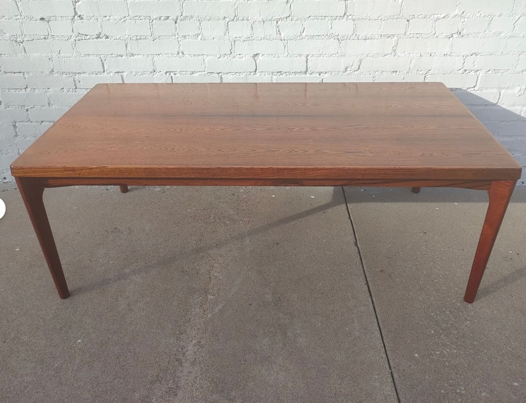 Mid Century Danish Modern Teak Coffee Table by Velje Stole