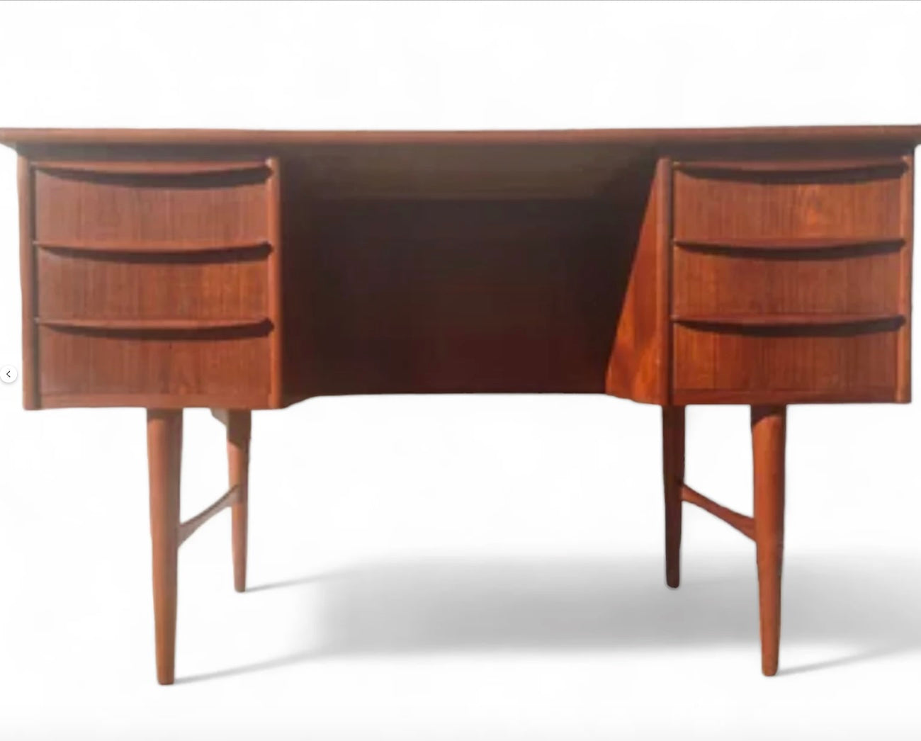 Mid Century Danish Modern Teak Desk