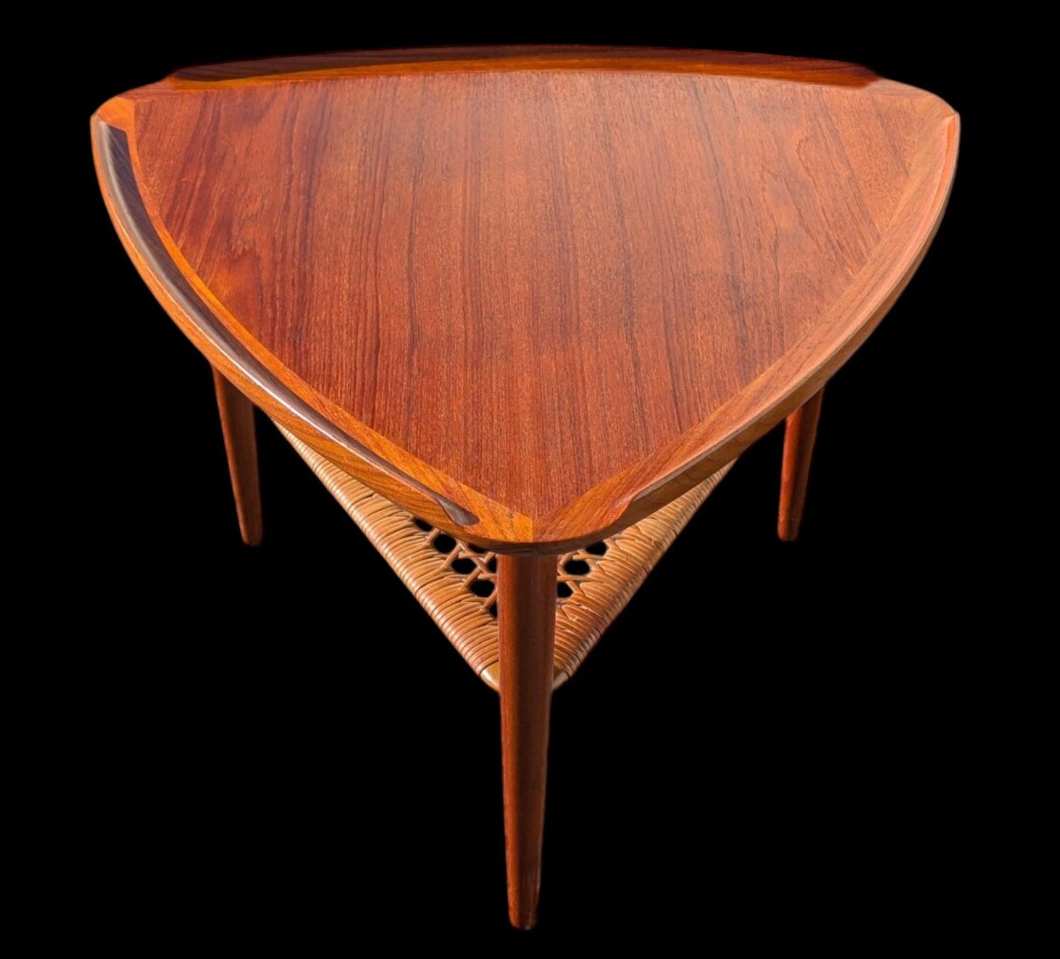 Mid Century Danish Modern Teak Side Table by Poul Jensen