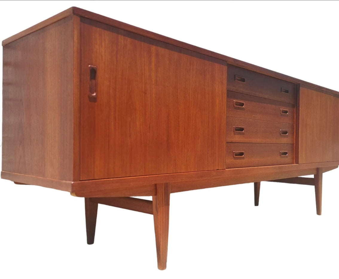 Mid Century Danish Modern Teak Sideboard