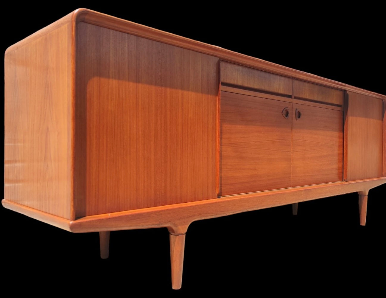 Mid Century Danish Modern Teak Sideboard by Clausen & Sons