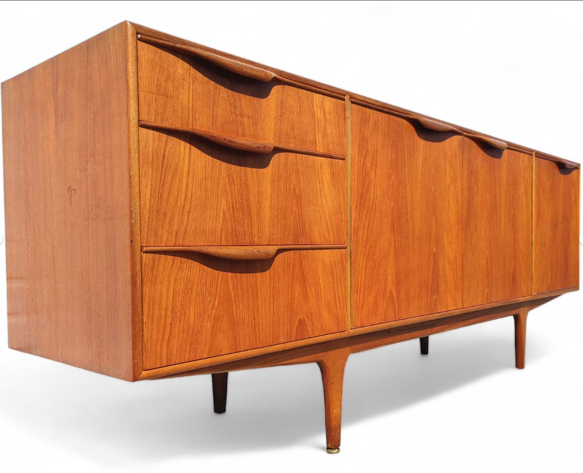 Mid Century English Modern Teak Credenza by McIntosh