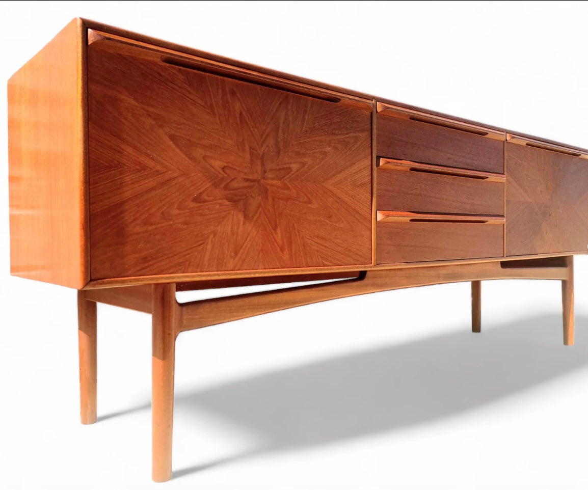 Mid Century English Modern Teak Sideboard by McIntosh