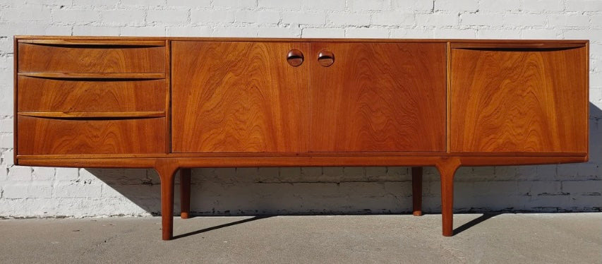 Mid Century English Modern Teak Sideboard by McIntosh