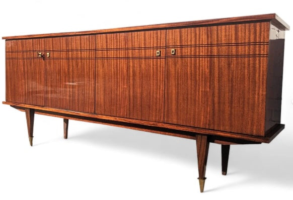 Mid Century French Modern Lacquered Credenza