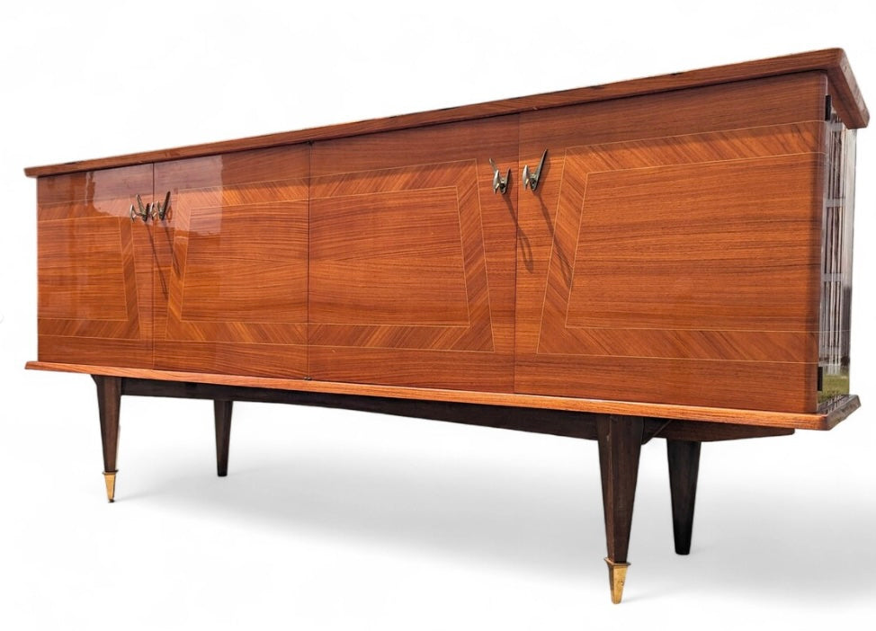 Mid Century French Modern Lacquered Sideboard