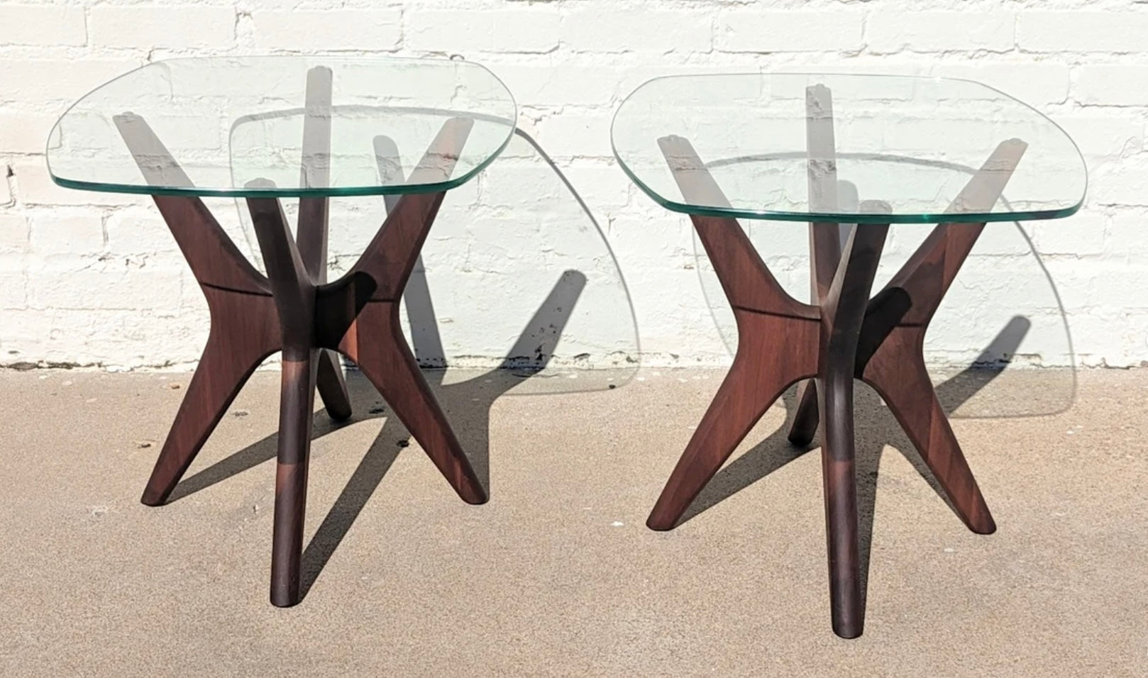 Mid Century Modern Adrian Pearsall Jacks Side Tables