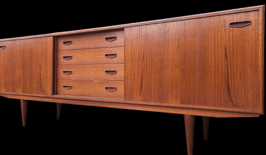 Mid Century Modern Clausen and Son Teak Credenza