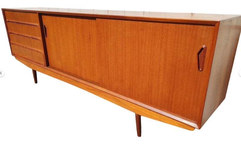 Mid Century Modern Danish Inspired Teak Credenza