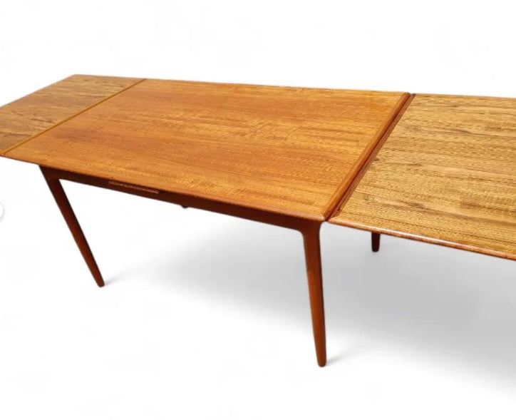 Mid Century Modern Danish Modern Teak Dining Table