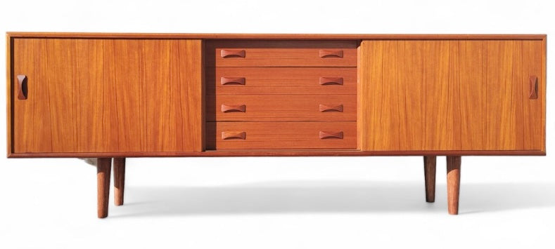 Mid Century Modern Danish Teak Credenza by Clausen and Son