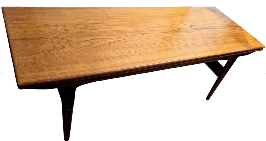 Mid Century Modern Danish Teak Extendable Coffee Table