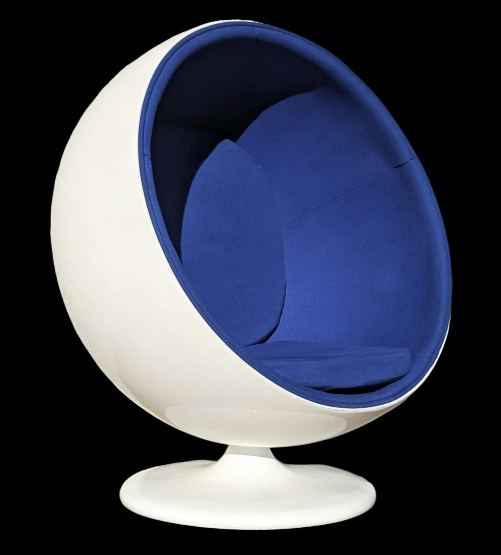 Mid Century Modern Eero Aarnio Inspired Ball Chair