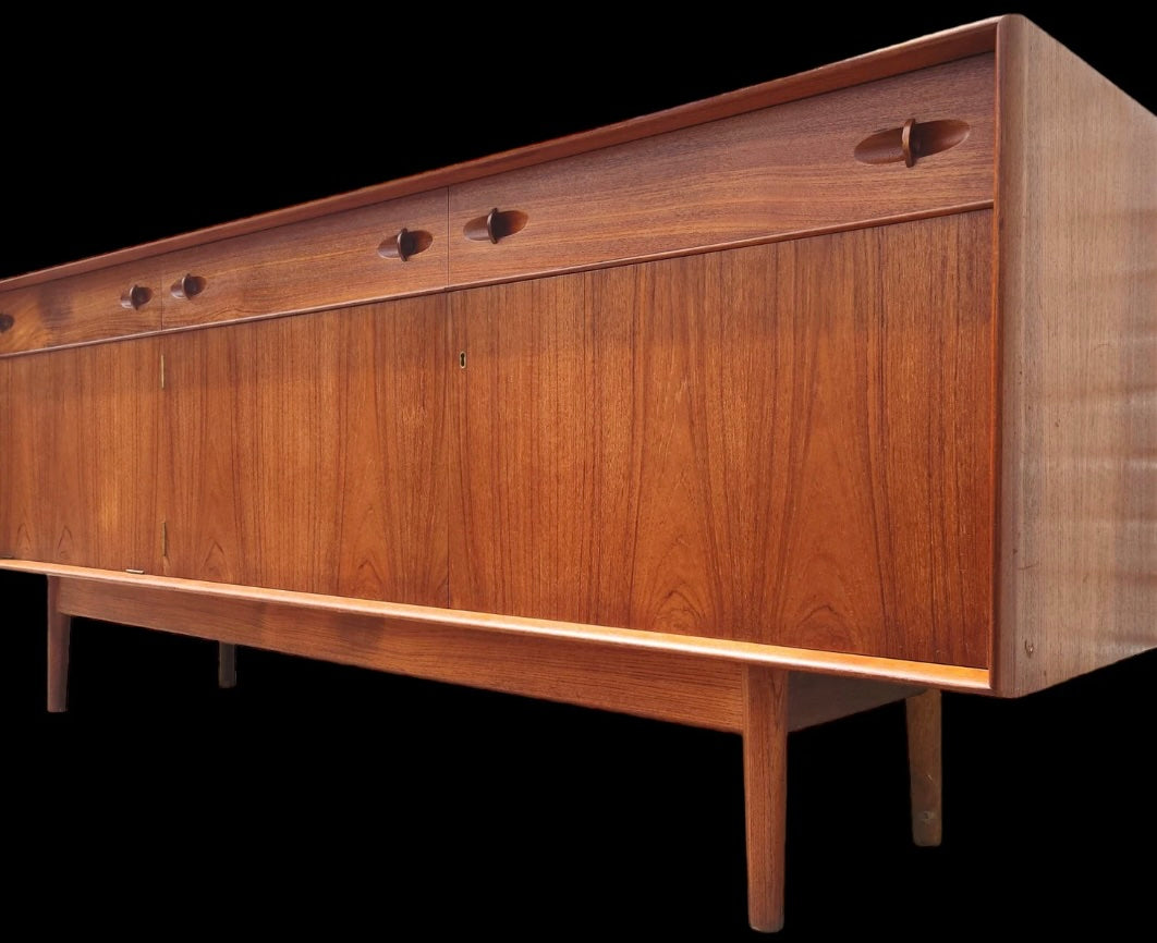 Mid Century Modern English Modern Teak Sideboard