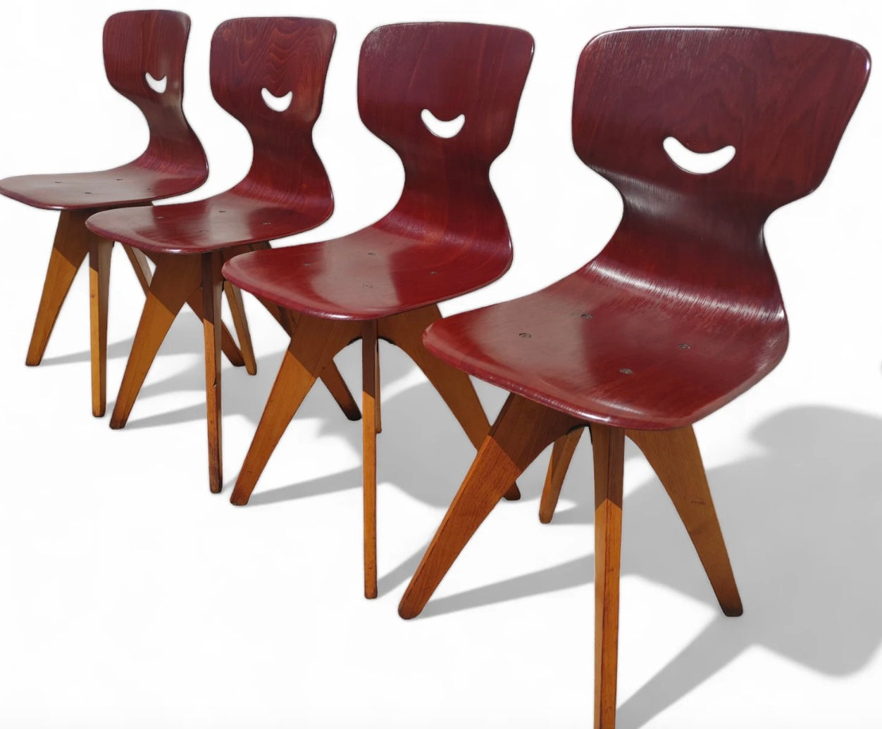 Mid Century Modern German Bentwood Chairs