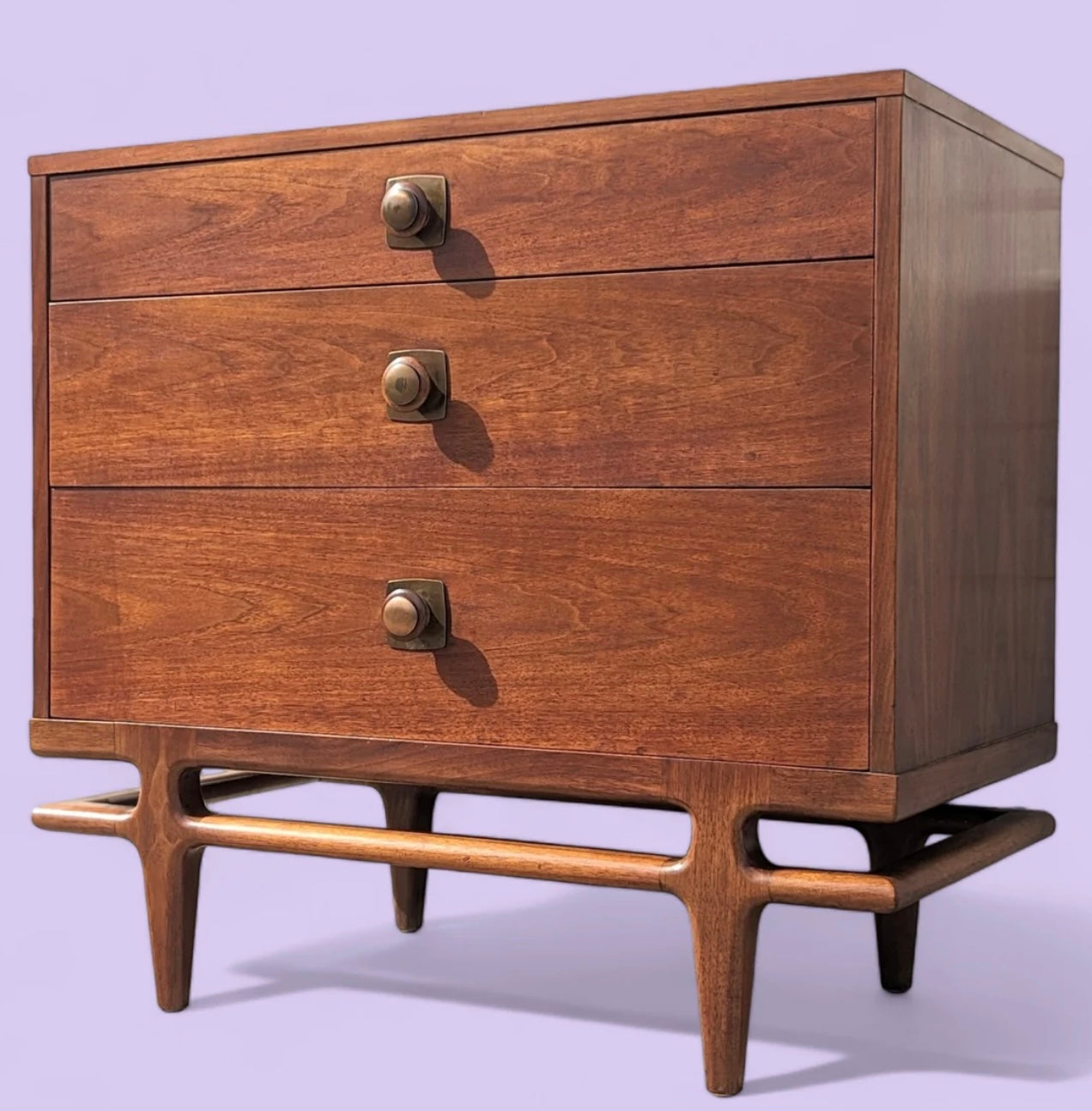 Mid Century Modern Henredon Walnut Cabinet