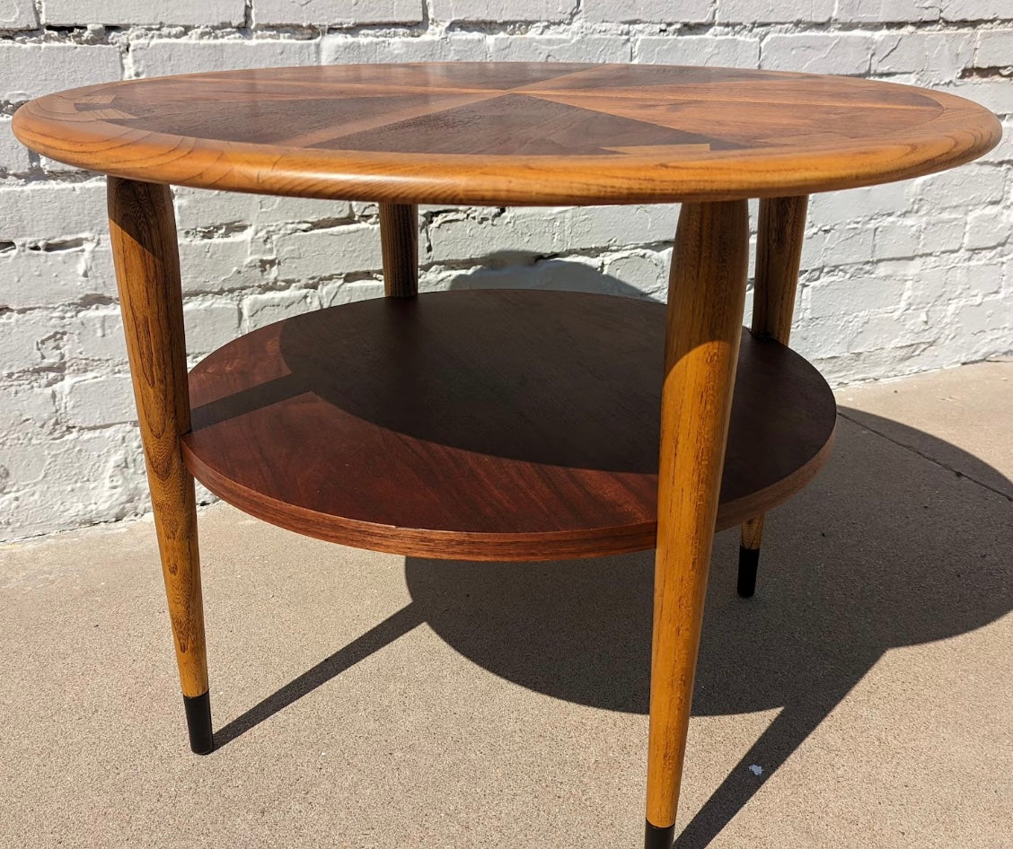 Mid Century Modern Lane Acclaim Round Side Table