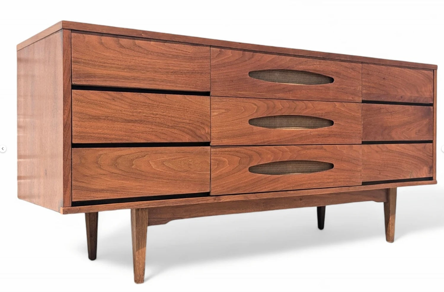 Mid Century Modern Real McCoy Walnut Dresser