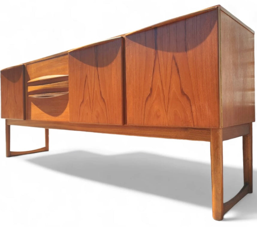 Mid Century Modern Teak Credenza by McIntosh