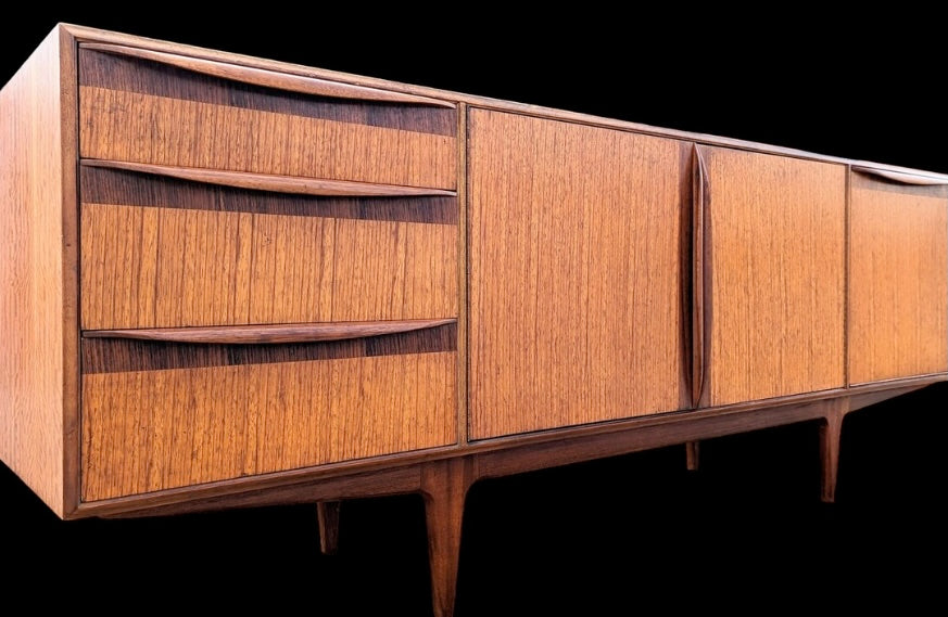 Mid Century Modern Teak Credenza by McIntosh