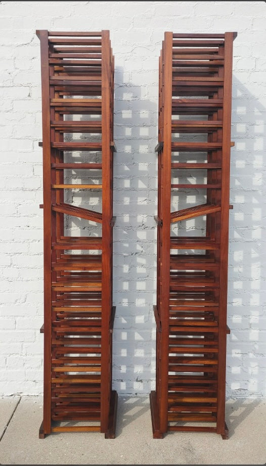 Modern Teak Wine Racks