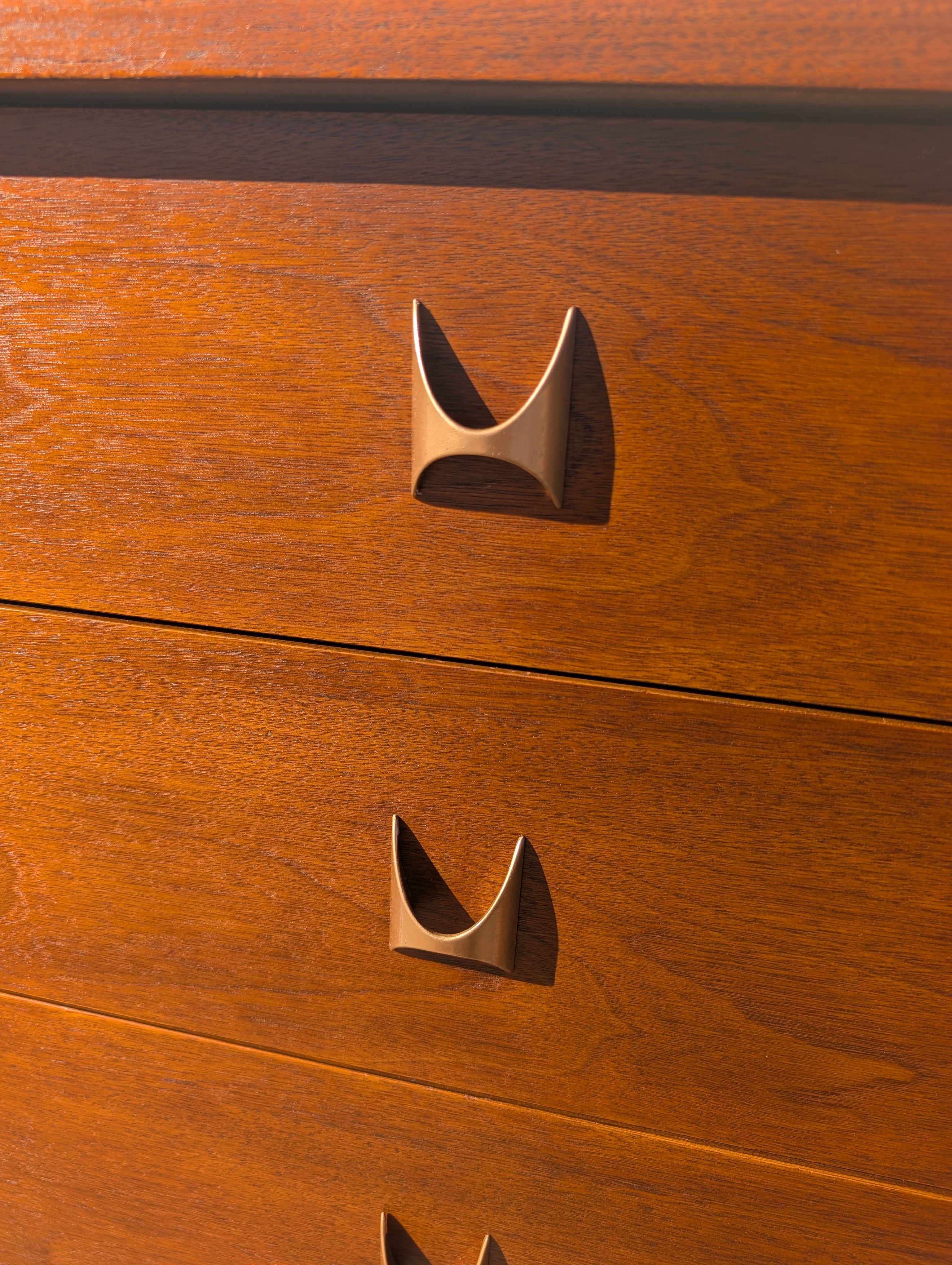 Mid Century Modern Broyhill Brasilia Walnut Dresser