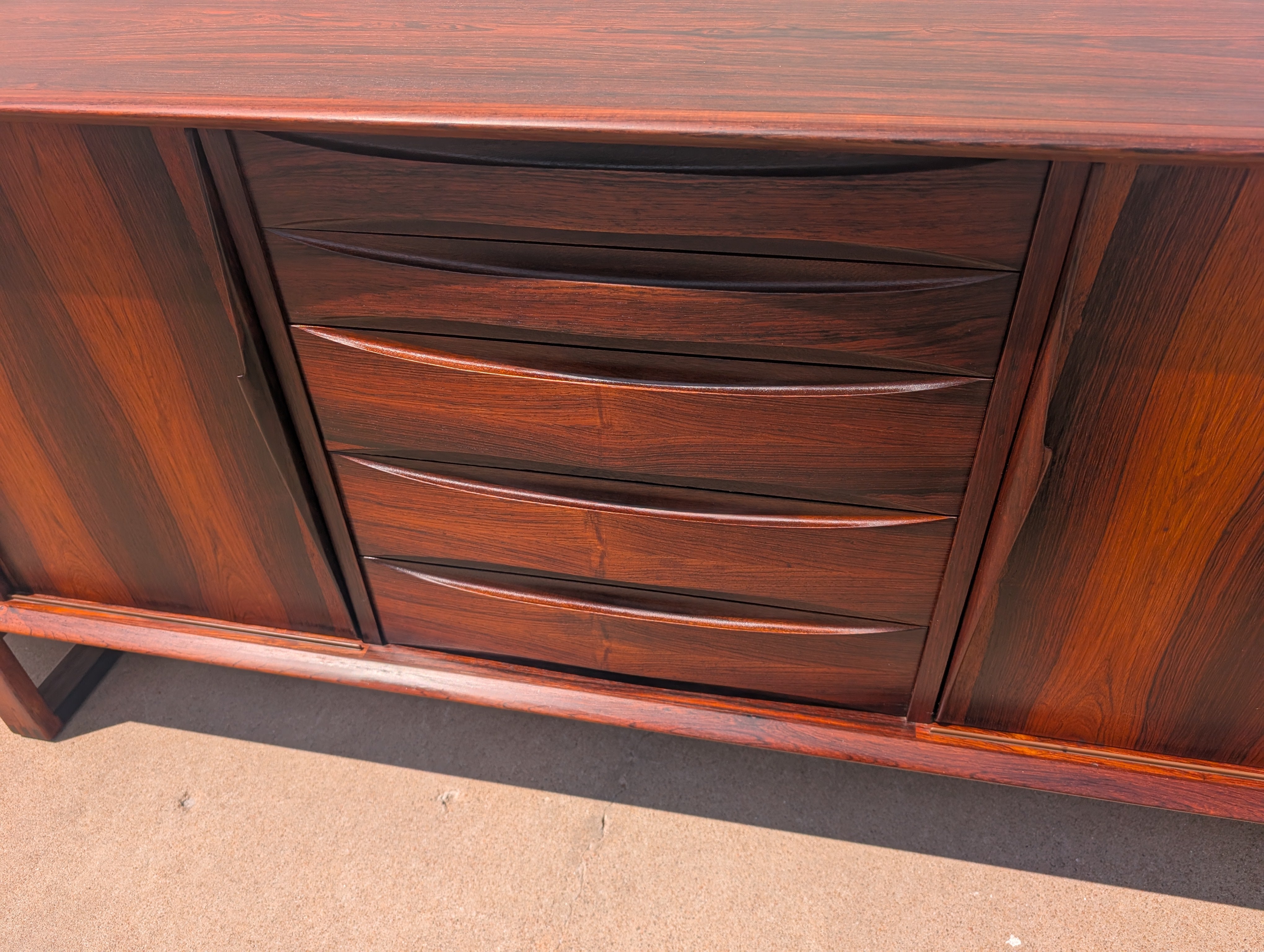 Mid Century Danish Modern Arne Vodder Rosewood Sideboard